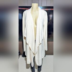 Barefoot Dreams Cardigan Wrap Bamboo Chic Cream Color L/XL